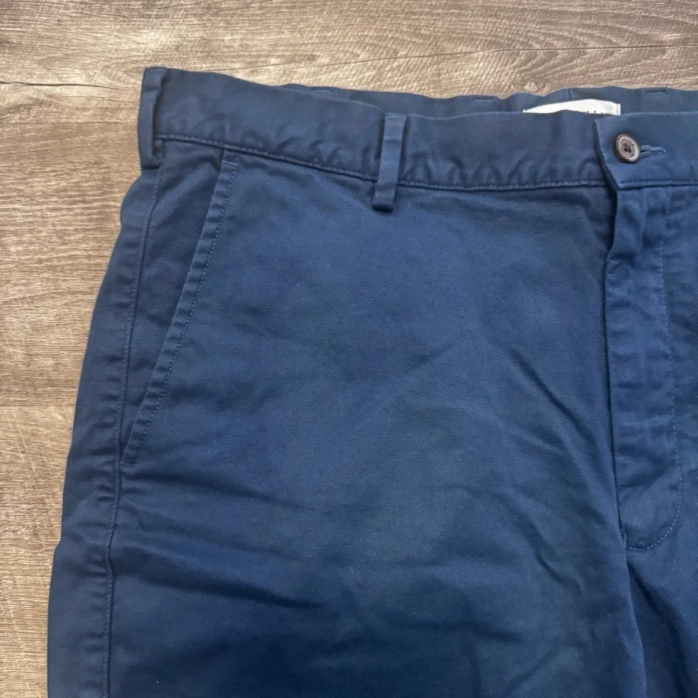 Peter Millar Crown Deep Blue Shorts Pima Cotton ME0B05 Mens Sz. 35